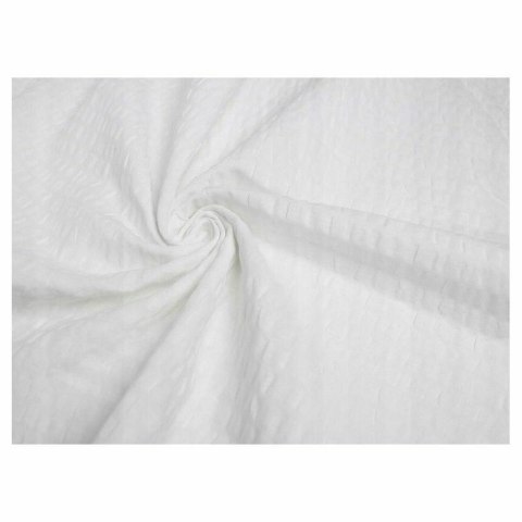 Pościel z kory 180x200 biała jednobarwna zamek 100% bawełna Pościel z kory 180x200 biała jednobarwna zamek 100% bawełna