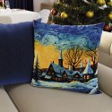 Poszewka świąteczna 40x40 Miasteczko wielokolorowa PBN290/POP/009/040040/1 Poszewka świąteczna 40x40 Miasteczko wielokolorowa PBN290/POP/009/040040/1