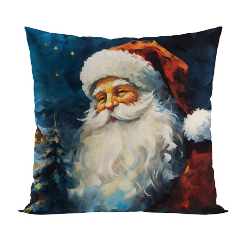 Poszewka świąteczna 40x40 Mikołaj w wiosce wielokolorowa PBN291/POP/009/040040/1 Poszewka świąteczna 40x40 Mikołaj w wiosce wielokolorowa PBN291/POP/009/040040/1