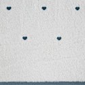 Ręcznik dziecięcy 50x90 Baby 58 biały niebieski Serca 480g/m2 Eurofirany Ręcznik dziecięcy 50x90 Baby 58 biały niebieski Serca 480g/m2 Eurofirany