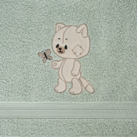 Ręcznik dziecięcy 50x90 Baby 66 miętowy Miś 450g/m2 Eurofirany Ręcznik dziecięcy 50x90 Baby 66 miętowy Miś 450g/m2 Eurofirany