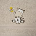 Ręcznik dziecięcy 50x90 Baby 67 beżowy Krówka 450g/m2 Eurofirany