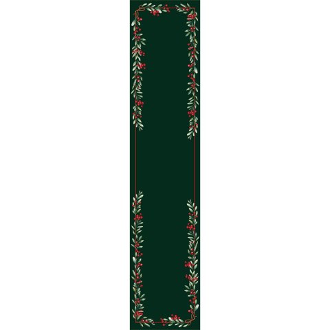 Bieżnik świąteczny 38x180 Jarzębina zielony PBN273/KSP/C02/038180/1 Bieżnik świąteczny 38x180 Jarzębina zielony PBN273/KSP/C02/038180/1