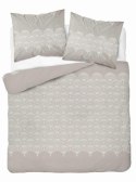Pościel flanelowa 220x200 beżowa rozeta 4951 A Flanela 2024