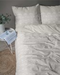 Pościel flanelowa 220x200 beżowa rozeta 4951 A Flanela 2024