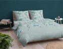 Pościel flanelowa 220x200 miętowa kwiaty 4953 B Flanela 2024