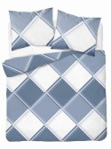 Pościel flanelowa 220x200 niebieska kratka 4955 B Flanela 2024 Pościel flanelowa 220x200 niebieska kratka 4955 B Flanela 2024