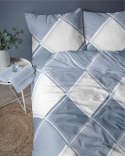 Pościel flanelowa 220x200 niebieska kratka 4955 B Flanela 2024 Pościel flanelowa 220x200 niebieska kratka 4955 B Flanela 2024