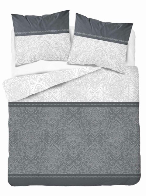 Pościel flanelowa 220x200 szara ornamenty 4950 B Flanela 2024 Pościel flanelowa 220x200 szara ornamenty 4950 B Flanela 2024