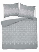 Pościel flanelowa 220x200 szara rozeta 4951 B Flanela 2024 Pościel flanelowa 220x200 szara rozeta 4951 B Flanela 2024