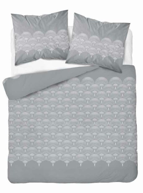 Pościel flanelowa 220x200 szara rozeta 4951 B Flanela 2024 Pościel flanelowa 220x200 szara rozeta 4951 B Flanela 2024