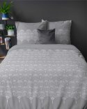 Pościel flanelowa 220x200 szara rozeta 4951 B Flanela 2024 Pościel flanelowa 220x200 szara rozeta 4951 B Flanela 2024