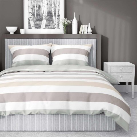 Pościel satynowa 220x200 biała kremowa szara pasy 5053A Home Satin 27 Pościel satynowa 220x200 biała kremowa szara pasy 5053A Home Satin 27