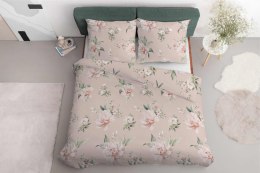 Pościel satynowa 220x200 różowa biała kwiaty 5056A Home Satin 27