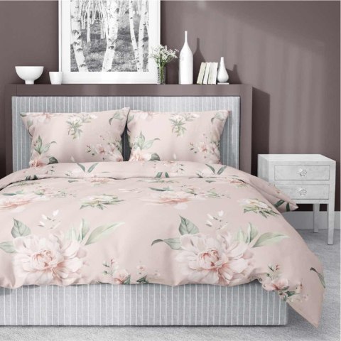 Pościel satynowa 220x200 różowa biała kwiaty 5056A Home Satin 27 Pościel satynowa 220x200 różowa biała kwiaty 5056A Home Satin 27