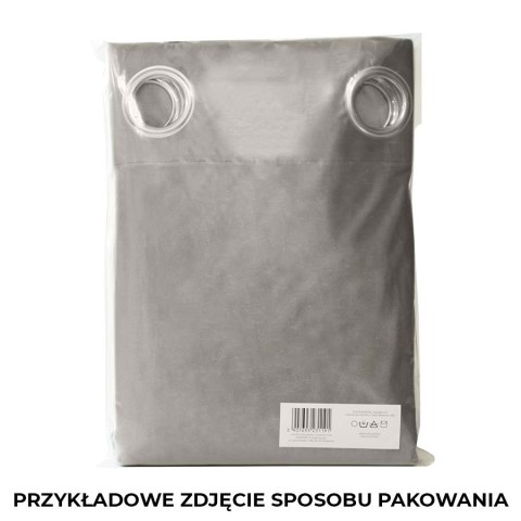 VELVI Zasłona gotowa na przelotkach, szerokość 140 x wysokość 250cm, kolor 018 ciepły jasny szary VELVI0/ZGP/018/140250/1 VELVI Zasłona gotowa na przelotkach, szerokość 140 x wysokość 250cm, kolor 018 ciepły jasny szary VELVI0/ZGP/018/140250/1