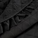 Narzuta Vanesa 170x210 czarna z falbanką Eurofirany Narzuta Vanesa 170x210 czarna z falbanką Eurofirany
