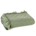 Narzuta Vanesa 170x210 zielona jasna z falbanką Eurofirany Narzuta Vanesa 170x210 zielona jasna z falbanką Eurofirany