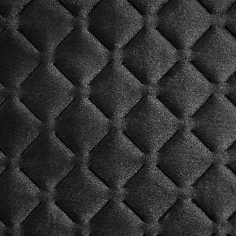Narzuta dekoracyjna 70x160 Dimon na fotel czarna geometryczna welurowa Eurofirany Narzuta dekoracyjna 70x160 Dimon na fotel czarna geometryczna welurowa Eurofirany