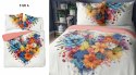 Pościel bawełniana 160x200 5120A biała wielokolorowa Holland Home 33 Pościel bawełniana 160x200 5120A biała wielokolorowa Holland Home 33