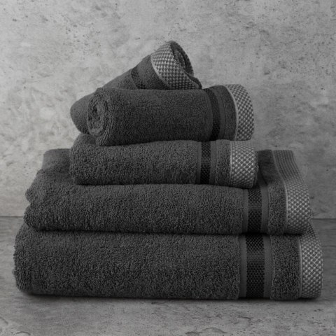 Ręcznik Abbie 50x90 czarny frotte bawełniany 500 g/m2 Eurofirany Ręcznik Abbie 50x90 czarny frotte bawełniany 500 g/m2 Eurofirany