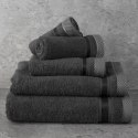 Ręcznik Abbie 70x140 czarny frotte bawełniany 500 g/m2 Eurofirany Ręcznik Abbie 70x140 czarny frotte bawełniany 500 g/m2 Eurofirany
