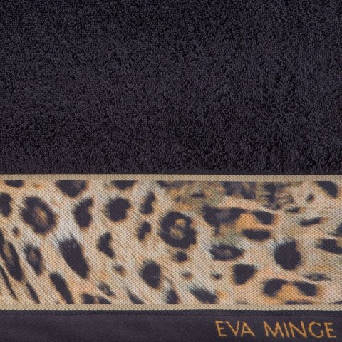 Ręcznik Eva 23 50x90 czarny frotte bawełniany 500 g/m2 Eva Minge Eurofirany Ręcznik Eva 23 50x90 czarny frotte bawełniany 500 g/m2 Eva Minge Eurofirany