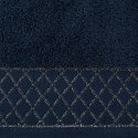 Ręcznik Layla 30x50 cm granatowy frotte bawełniany 500 g/m2 Eurofirany Ręcznik Layla 30x50 cm granatowy frotte bawełniany 500 g/m2 Eurofirany