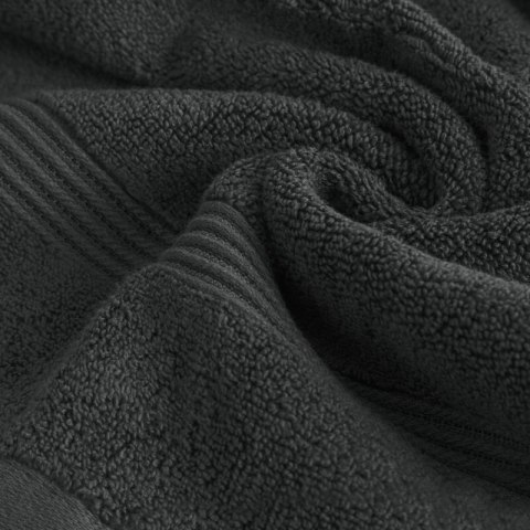 Ręcznik Molly 50x90 cm czarny frotte bawełniany 550 g/m2 Eurofirany Ręcznik Molly 50x90 cm czarny frotte bawełniany 550 g/m2 Eurofirany