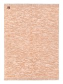 Koc bawełniany akrylowy 150x200 2145/2 Ciepły beton beżowy narzuta pled wykończony frędzlami SG