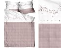 Pościel bawełniana 160x200 French beżowa biała kwiatuszki Bielbaw Premium Pościel bawełniana 160x200 French beżowa biała kwiatuszki Bielbaw Premium
