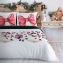 Pościel świąteczna 220x200 Ribeno biała kolorowa kokardki gwiazdki z mikrowłókna Eurofirany Św 24 Pościel świąteczna 220x200 Ribeno biała kolorowa kokardki gwiazdki z mikrowłókna Eurofirany Św 24