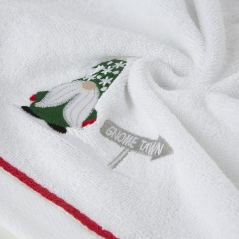 Ręcznik Gerda 1 50x90 biały zielony dziadek mróz świąteczny 450 g/m2 Eurofirany Ręcznik Gerda 1 50x90 biały zielony dziadek mróz świąteczny 450 g/m2 Eurofirany