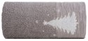 Ręcznik Joy 1 70x140 stalowy choinka świąteczny 480 g/m2 Eurofirany Ręcznik Joy 1 70x140 stalowy choinka świąteczny 480 g/m2 Eurofirany