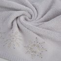 Ręcznik Joy 3 50x90 srebrny gwiazdki świąteczny 480 g/m2 Eurofirany Ręcznik Joy 3 50x90 srebrny gwiazdki świąteczny 480 g/m2 Eurofirany