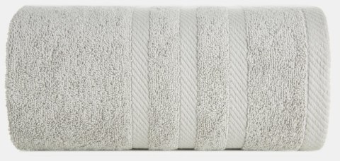 Ręcznik Milo 100x150 srebrny 500 g/m2 frotte bawełniany Eurofirany Ręcznik Milo 100x150 srebrny 500 g/m2 frotte bawełniany Eurofirany