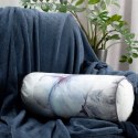Poduszka dekoracyjna 48x20 Velvet niebieska kwiaty wałek Eurofirany Poduszka dekoracyjna 48x20 Velvet niebieska kwiaty wałek Eurofirany