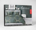 Pościel satynowa 140x200 zielona butelkowa złota ornament 5088 B Home Satin 11 Pościel satynowa 140x200 zielona butelkowa złota ornament 5088 B Home Satin 11