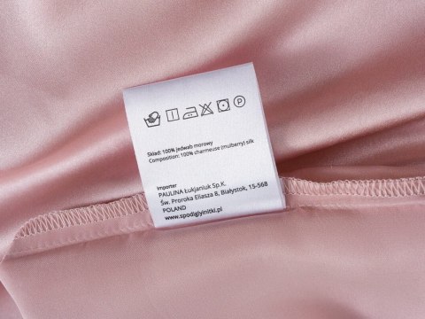 Poszewka jedwabna 70x80 pudrowa różowa jednobarwna Premium Poszewka jedwabna 70x80 pudrowa różowa jednobarwna Premium