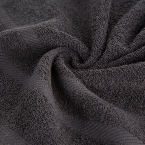 Ręcznik Milo 50x90 czarny 500 g/m2 frotte bawełniany Eurofirany Ręcznik Milo 50x90 czarny 500 g/m2 frotte bawełniany Eurofirany