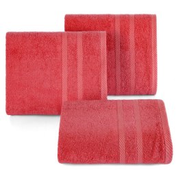 Ręcznik Milo 50x90 czerwony 500 g/m2 frotte bawełniany Eurofirany