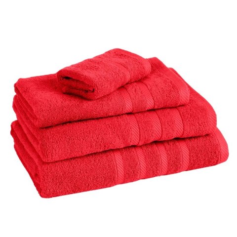 Ręcznik Milo 50x90 czerwony 500 g/m2 frotte bawełniany Eurofirany Ręcznik Milo 50x90 czerwony 500 g/m2 frotte bawełniany Eurofirany