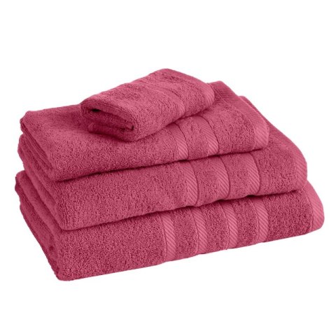 Ręcznik Milo 50x90 różowy ciemny 500 g/m2 frotte bawełniany Eurofirany Ręcznik Milo 50x90 różowy ciemny 500 g/m2 frotte bawełniany Eurofirany