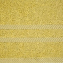 Ręcznik Milo 70x140 żółty 500 g/m2 frotte bawełniany Eurofirany