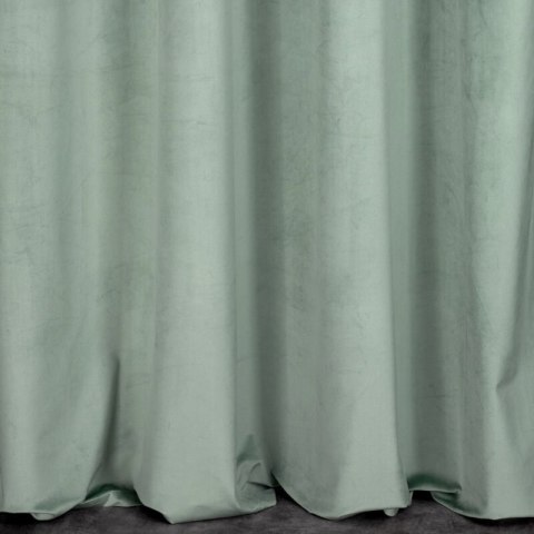 Zasłona 140x270 Melanie welurowa miętowa jasna gotowa na taśmie Eurofirany Zasłona 140x270 Melanie welurowa miętowa jasna gotowa na taśmie Eurofirany