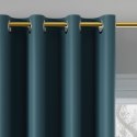 Zasłona gotowa typu blackout na przelotkach, szerokość 140cm x wysokość 250cm, kolor 228 petrol TD0015/ZGP/228/140250/1 Zasłona gotowa typu blackout na przelotkach, szerokość 140cm x wysokość 250cm, kolor 228 petrol TD0015/ZGP/228/140250/1