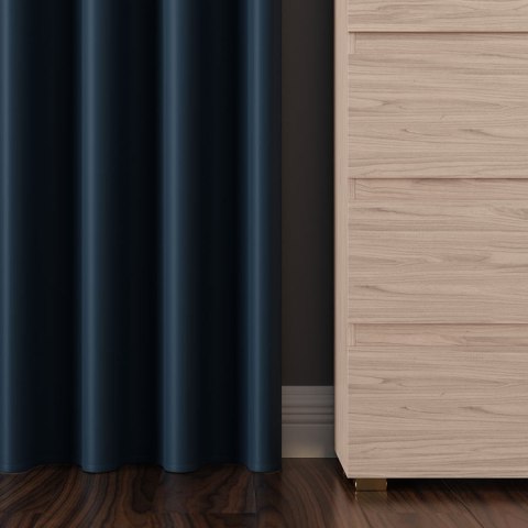 Zasłona gotowa typu blackout na przelotkach, szerokość 140cm x wysokość 250cm, kolor 229 granatowy TD0015/ZGP/229/140250/1 Zasłona gotowa typu blackout na przelotkach, szerokość 140cm x wysokość 250cm, kolor 229 granatowy TD0015/ZGP/229/140250/1