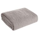 Narzuta dekoracyjna 200x220 Len 4 popielata Eurofirany