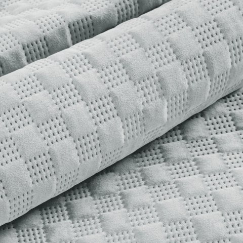 Narzuta dekoracyjna 220x240 Sofia 4 srebrna welurowa Eurofirany Narzuta dekoracyjna 220x240 Sofia 4 srebrna welurowa Eurofirany