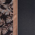 Obrus + bieżnik 140x180+33x180 Anita 1 czarny zdobiony wzorem roślinnym Eurofirany Obrus + bieżnik 140x180+33x180 Anita 1 czarny zdobiony wzorem roślinnym Eurofirany